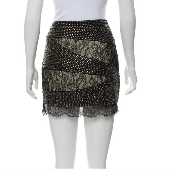 HAUTE HIPPIE
Embellished Mini Skirt - Picture 3 of 3